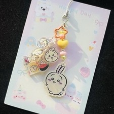 chiikawa/Usagi double sided tassel phonecharm phonestrap