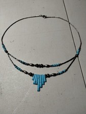 Turquoise Choker Style 18" Necklace