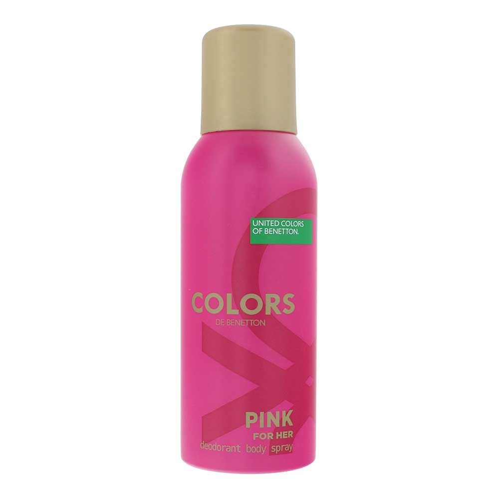 Benetton Colours De Benetton Pink Deodorant Spray 150ml | TJ Hughes - Image 4
