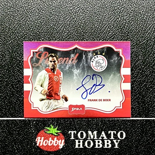 FRANK DE BOER /25 AUTO ORANGE REFRACTOR DAKA TEAM SET 2024-25 ON CARD AFC AJAX
