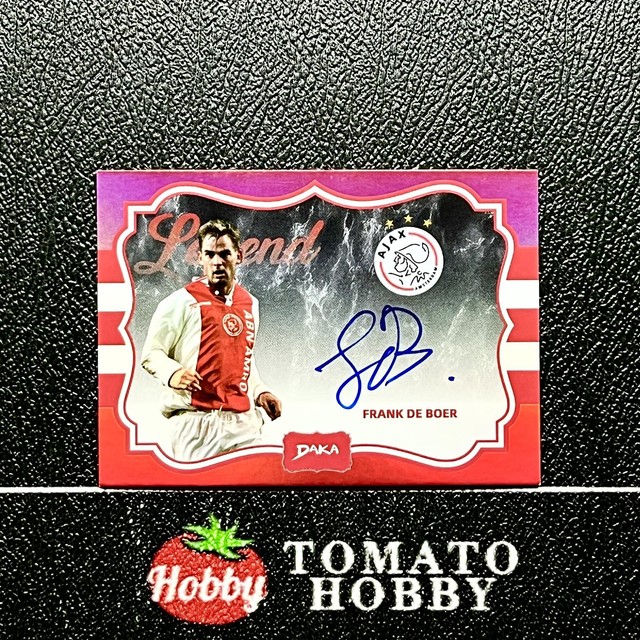 FRANK DE BOER /25 AUTO ORANGE REFRACTOR DAKA TEAM SET 2024-25 ON CARD AFC AJAX
