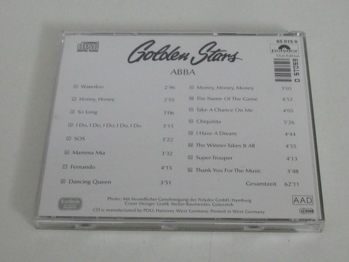 ABBA – Golden Stars / Polydor – 65 015 0 CD ALBUM - Picture 3 of 3