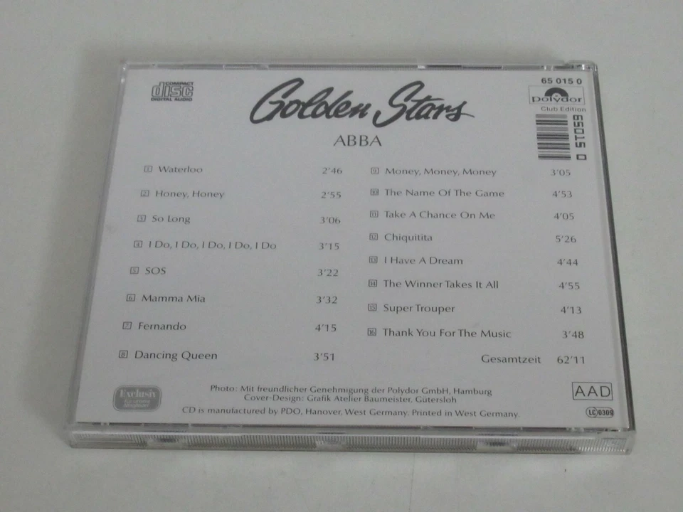 ABBA – Golden Stars / Polydor – 65 015 0 CD ALBUM - Bild 3 von 3