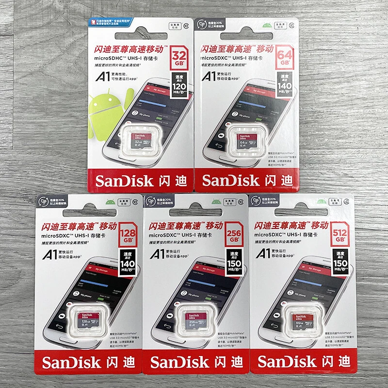 16GB 32GB 64GB 128GB SanDisK Ultra TF Micro SD SDXC Speicherkarte 98MB/S Karte - Image 2 of 4