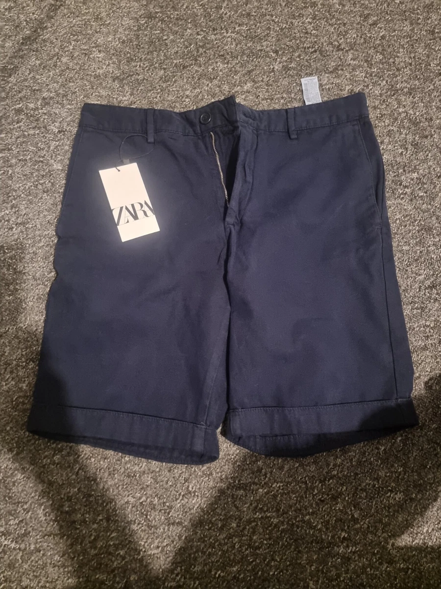 Zara Mens Cotton Cargo Shorts eBay