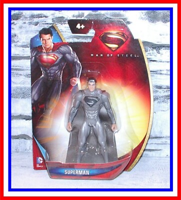 2013 _ DC Comics _  Superman / Man of Steel (Silver uniform) _ 4'' _ Action Figur