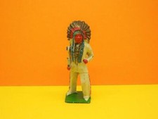 JOHILLCO PREWAR LEAD WILD WEST SERIES N.AMERICAN NATIVE INDIAN CHIEF