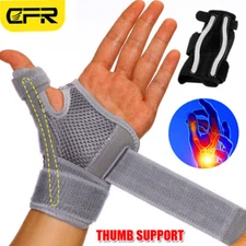 Medical Thumb Wrist Support Brace Hand Carpal Tunnel Sprain Arthritis Left/Right