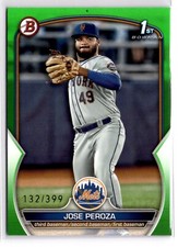2023 Topps Bowman Jose Peroza #BP-149 /399 New York Mets 