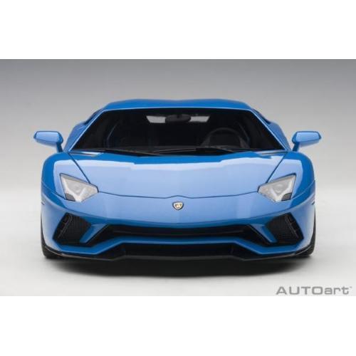 1:18 AUTOART Lamborghini Aventador S 2017 Blue Nila AA79134 Model - Picture 9 of 11