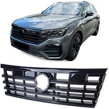 Kühlergrill Sportgrill Für VW Touareg III CR ab 2018- Schwarz Glanz