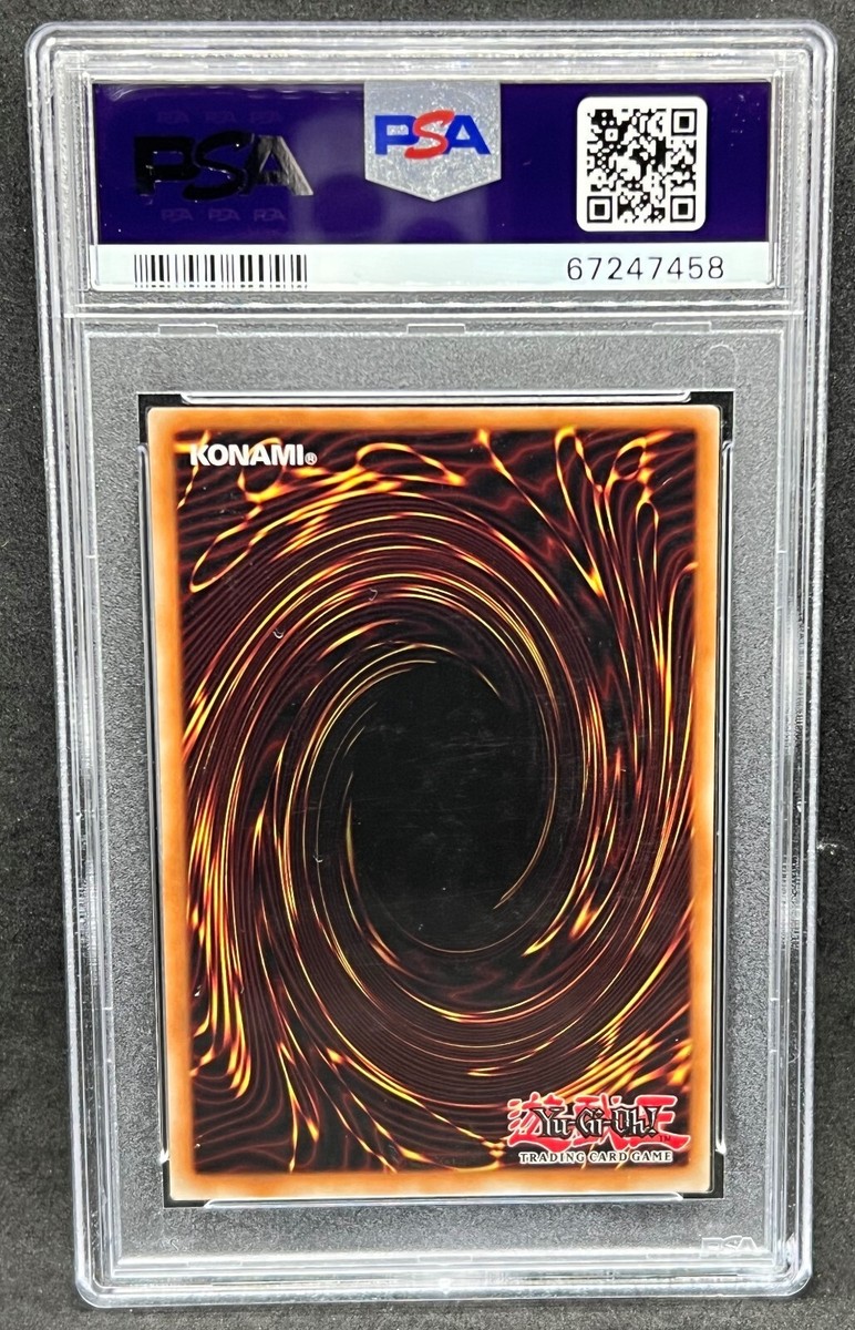 Yugioh PSA 7 NM Blue-Eyes White Dragon MVP1-ENG55 Gold Rare 1st