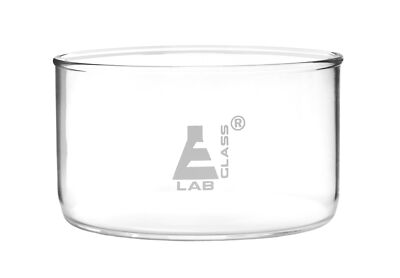 Crystallizing Dish, 500ml - Flat Bottom - Borosilicate Glass - Eisco Labs