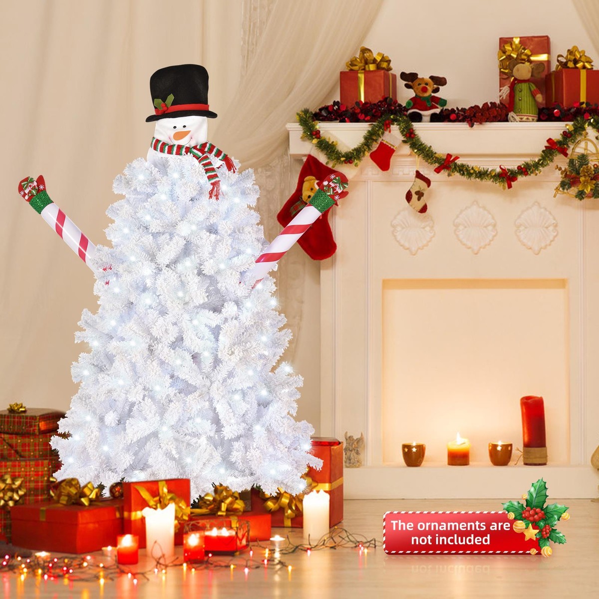 洋楽 CHRISTMAS TIME QHLXJYY 100 FT Christmas Lights Outdoor Decorations 900 LED