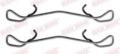 QUICK BRAKE (109-1189) Zubehörsatz Scheibenbremsbelag hinten für NISSAN