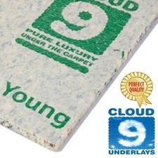 low price CLOUD 9 CONTRACT 8mm carpet underlay ANY QUANTITY FREE DELIVERY