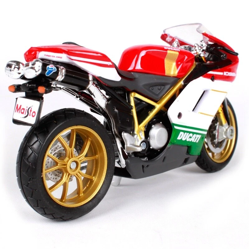 Maisto 1:18 Scale DUCATI 1098S Alloy Motorcycle Bike Model Toy Collection gift - Image 4 of 4