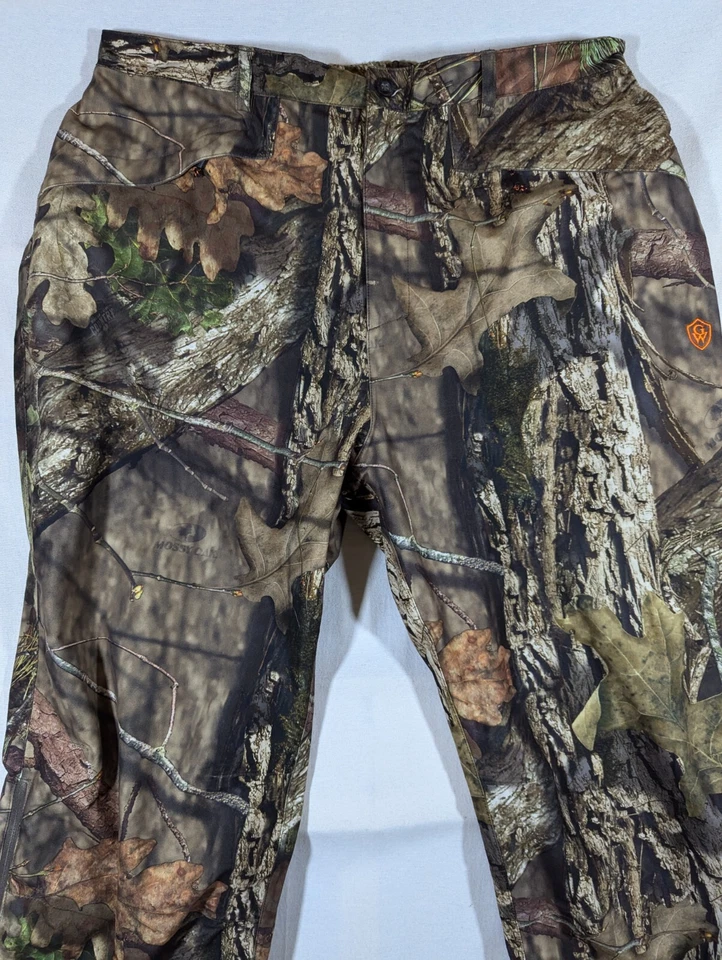 Game Winner Pant Men 2XL Cargo Hunting Camouflage Mossy Oak Ankle Zip Waterproof - Image 2 of 4