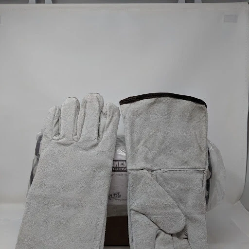 Guantes de trabajo industriales de cuero Memphis Glove # 4150B paquete de 12 Foto 2 de 4