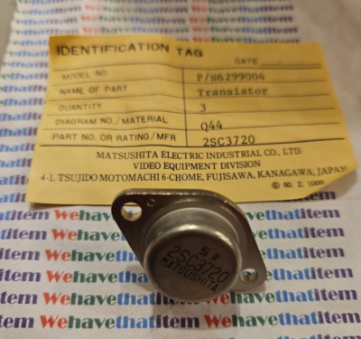 Transistor Matsushita MA23B / MA-23B - Équivalent NTE102A - Neuf D'origine (NOS), 1 Pièce