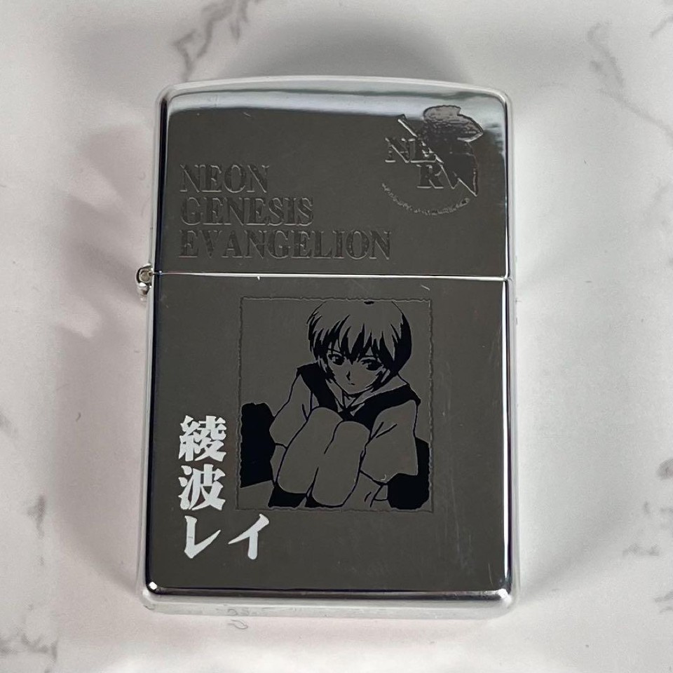Neon Genesis Evangelion ZIPPO Lighter Rei Ayanami Made in 1996 eBay