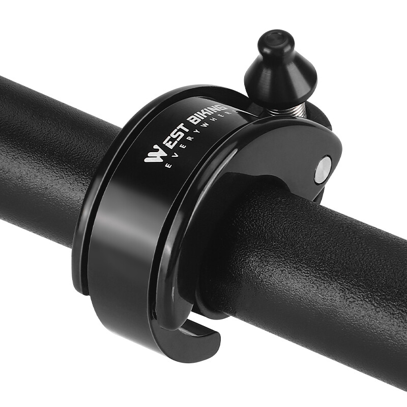 WEST BIKING Aluminum Fahrrad Klingel Versteckt Lenker Glocke 100dB Schwarz  | eBay.de
