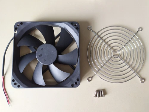 Ventilateur YL FAN D12SH-12 - 120x120x25mm - DC12V + vis de fixation + grille
