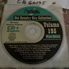 chartbuster karaoke cdg hot country hits volume 195