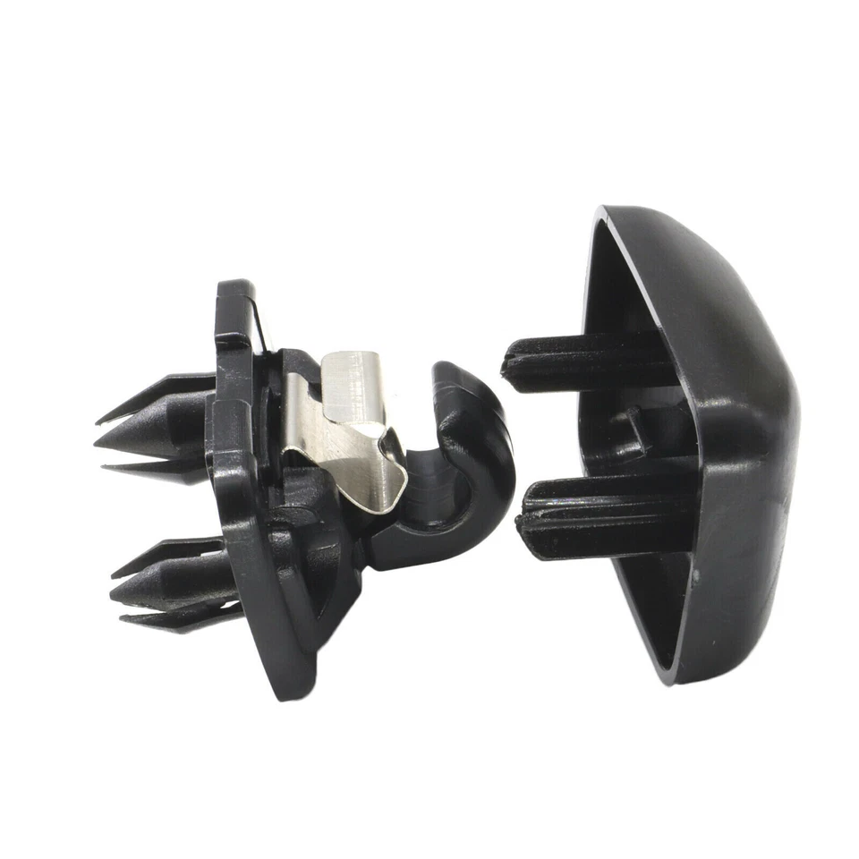2PCS Sun Visor Clip Black for Audi A3 A4 A5 Q5 A7 B6 B7 B8 S4 S5 TT 8E0857562A - Image 3 of 4