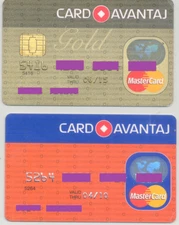 Romania bank cards  , Mastercard  ( Expired )