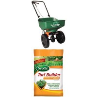 Scotts Turf Builder Mini Spreader & Summerguard Lawn Food Bundle on sale Scotts Turf Builder Mini Spreader & Summerguard Lawn Food Bundle on sale