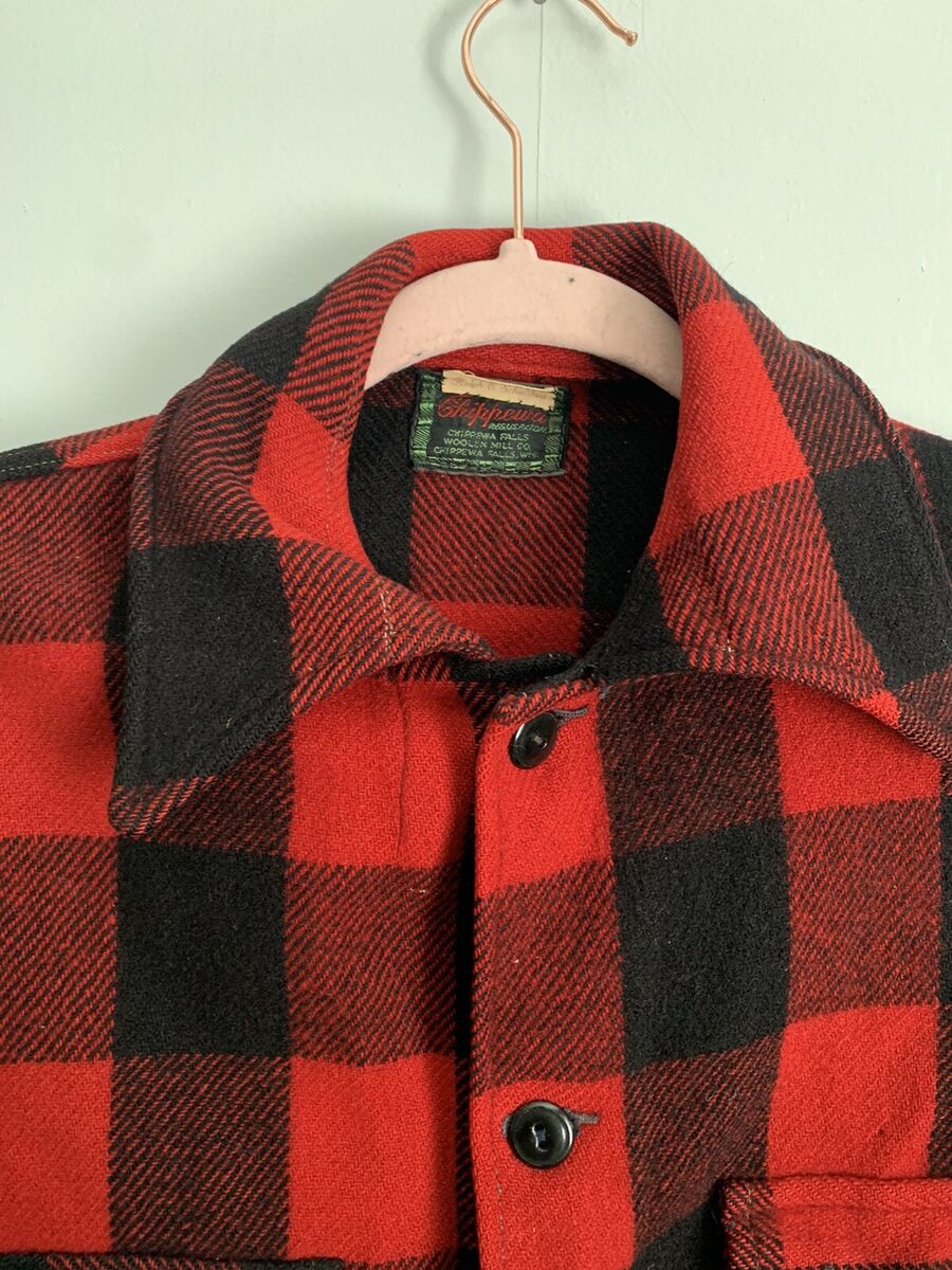 Vintage Chippewa Woolen Mills Wool Hunting Coat Jacket Small Vintage Chippewa Woolen Mills Wool Hunting Coat Jacket Small
