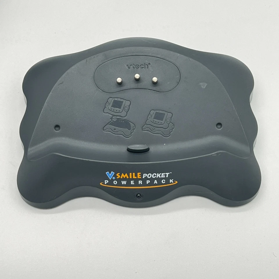 V.Smile Pocket PowerPack V-Tech Battery Charging Station V Smile Dock 91260 Gray - Image 4 of 4