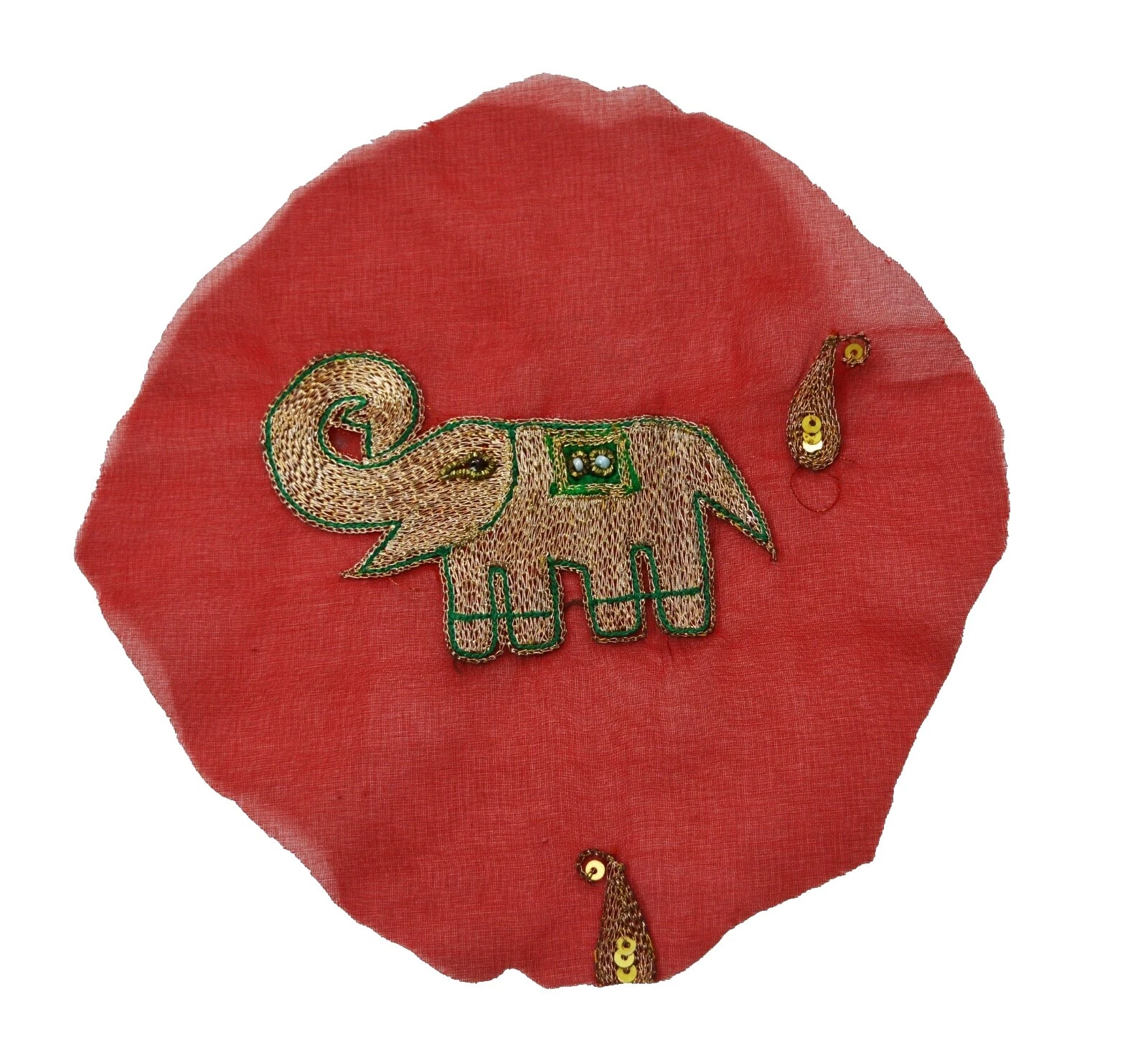 Beads Flowers & Plants Sew - On Sewing Appliques