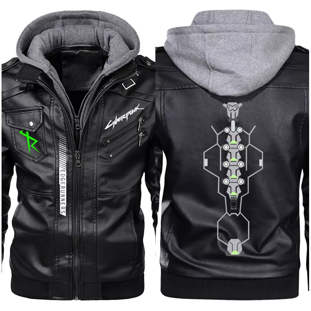 Seaehey David Jas Winter Hoodie Zip Coat Print Cyber Cosplay Punk Kostuum Halloween Carnaval Outfits, Geel 4, S