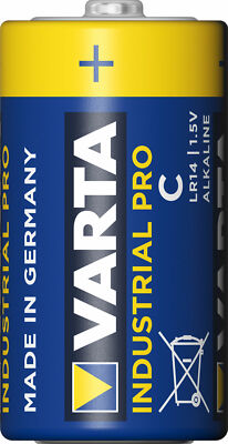 10 x Varta Industrial Pro 4014 C Baby 1,5V LR14 MN1400 E93 R14 AM2 UM2 ½ Torcia