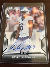 2019 Leaf Draft Autographs #BA-LJ1 Lonnie Johnson Jr Auto RC Rookie Card