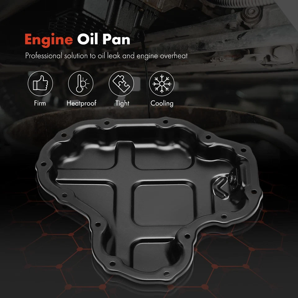 Panela de óleo do motor com plugue de drenagem para Nissan Altima 2019-2024 INFINITI QX50 2019-2024 - Imagem 3 de 4