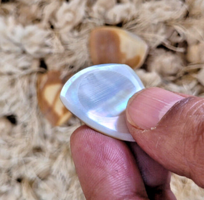 Set of 6 rare unique  golden abalone shell Guitar picks plectrums perfect gift