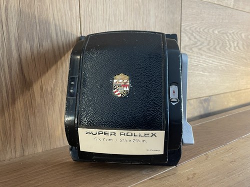 *Exc+5 in Box* Linhof Super Rollex 6x7 / 2¼x2¾ in. 120 Film Back for 4x5 Camera - Picture 3 of 11
