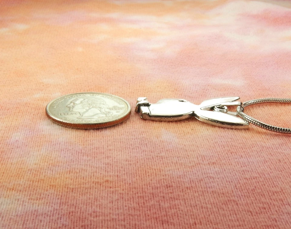 Collar Playboy Conejito en Cadena Serpiente Play Boy Playboi Carti Dije Colgante Regalo Foto 4 de 4