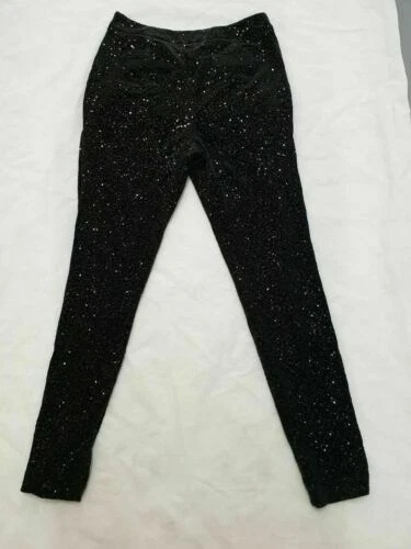 Zara Sequin Black Trousers for Women