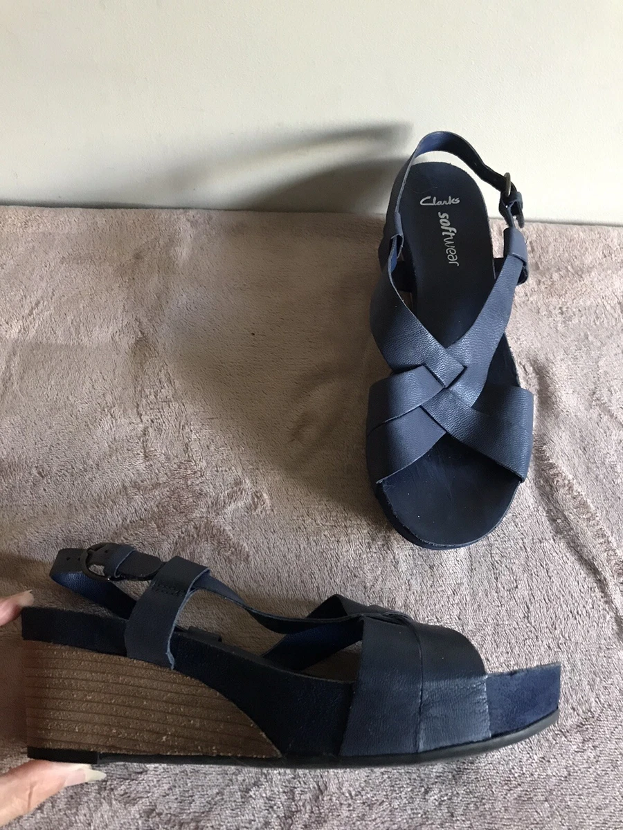 Clarks softwear sandals hot sale