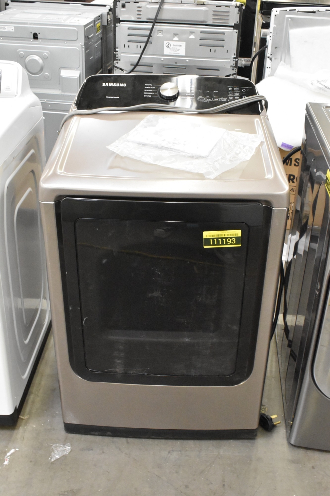 Samsung DVE50T5300C 27" Champagne Front Load Electric Dryer NOB 111193