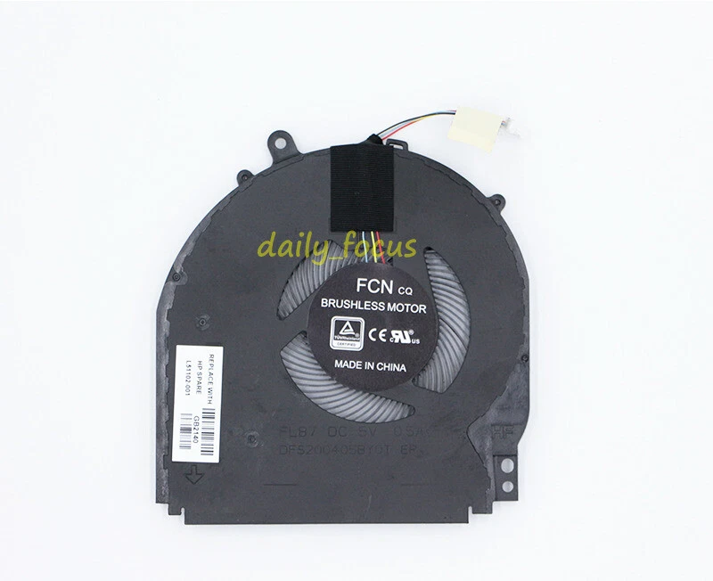 NEW HP Pavilion X360 14-DH 14M-DH 14M-DH0003DX L51102-001 CPU Cooling Fan - Image 4 of 4