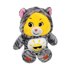 BASIC FUN 2021 CARE BEARS HOODIE FRIENDS FUNSHINE BEAR STUFFED ANIMAL PLUSH TOY