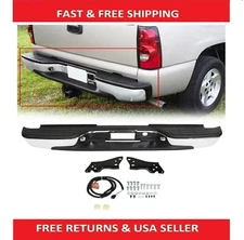 Complete Rear Step Bumper For 99-06 07 Chevy Silverado SS GMC Sierra 1500 2500