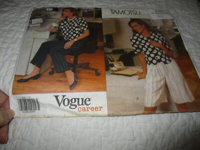 Vogue Tomotsu Designer Career Pattern Uncut 2701 Size 6 8 10 Sewing Vintage