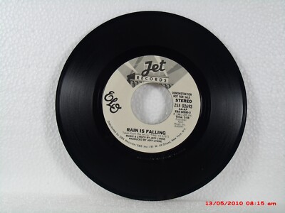 ELECTRIC LIGHT ORCHESTRA-(45)-WHITE LABEL PROMO - RAIN IS FALLING/SAME- JET-1981