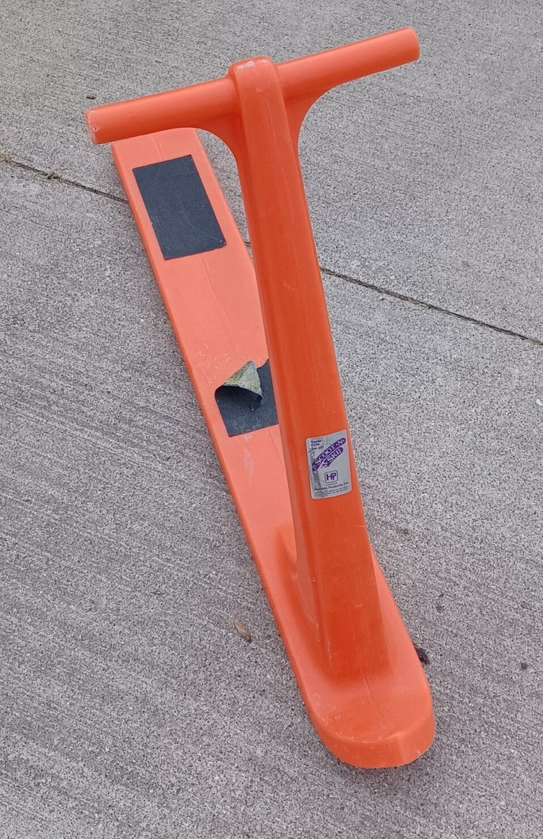 SCOOT N SKI winter Sled Kids Toy 1980's Hard Plastic HAMSON